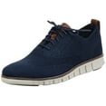 thumbnail image 1 of Cole Haan Men's Zerogrand Stitchlite Wingtip Oxford Shoes (Marine Blu/Ivry, 9.5 Wide), 1 of 9