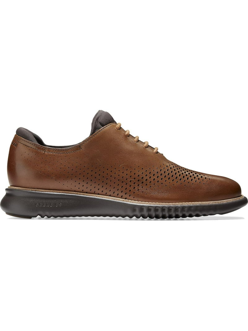 Cole Haan Zerogrand Men’s Brown Perforated Leather Lace-Up Sneakers Size 11 1/2M Cole Haan Zerogrand Perforated Sneakers Size: 11... | Depop main image 2