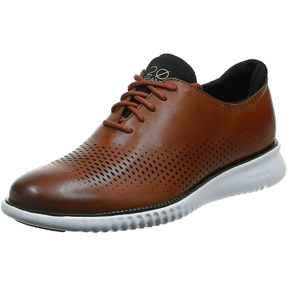 Cole Haan Mens 2.Zerogrand Laser Wing Oxford 8 British Tan/Ivory