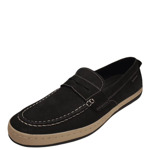 Cole Haan Mens Claude Penny Loafers Suede Black 11.5M