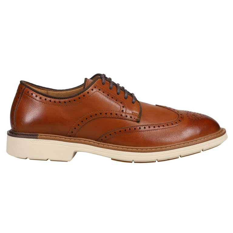 Cole Haan Cooper Wingtip Oxford Lace Up Dress Shoes Mens Size 9 Brown Tan Cole Haan Laser Wingtop Oxford | Dress Shoes main image 2
