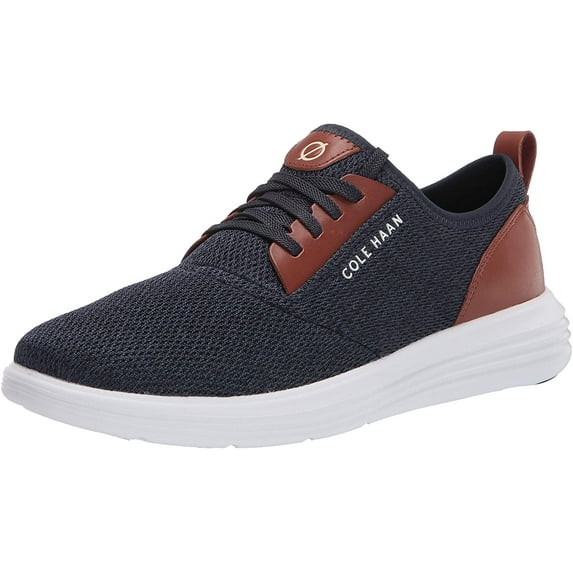 Cole Haan Mens Grandsport Journey L Sneakers Shoes Casual - Blue 12 Navy Ink/Woodbury/Optic White