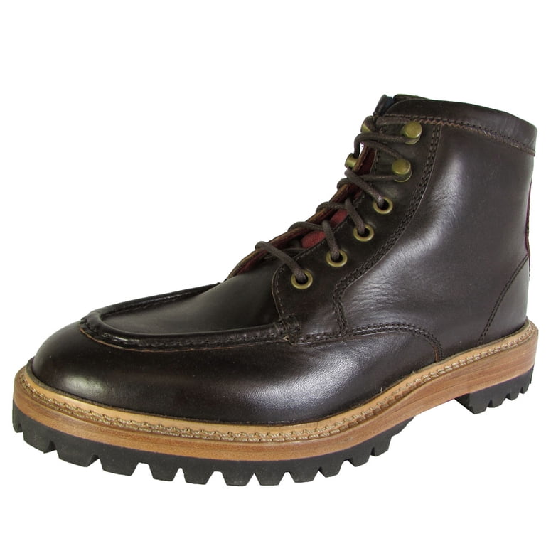 Cole Haan Mens Judson Moc Toe Boot Leather Boot Shoes, Java  display picture 1