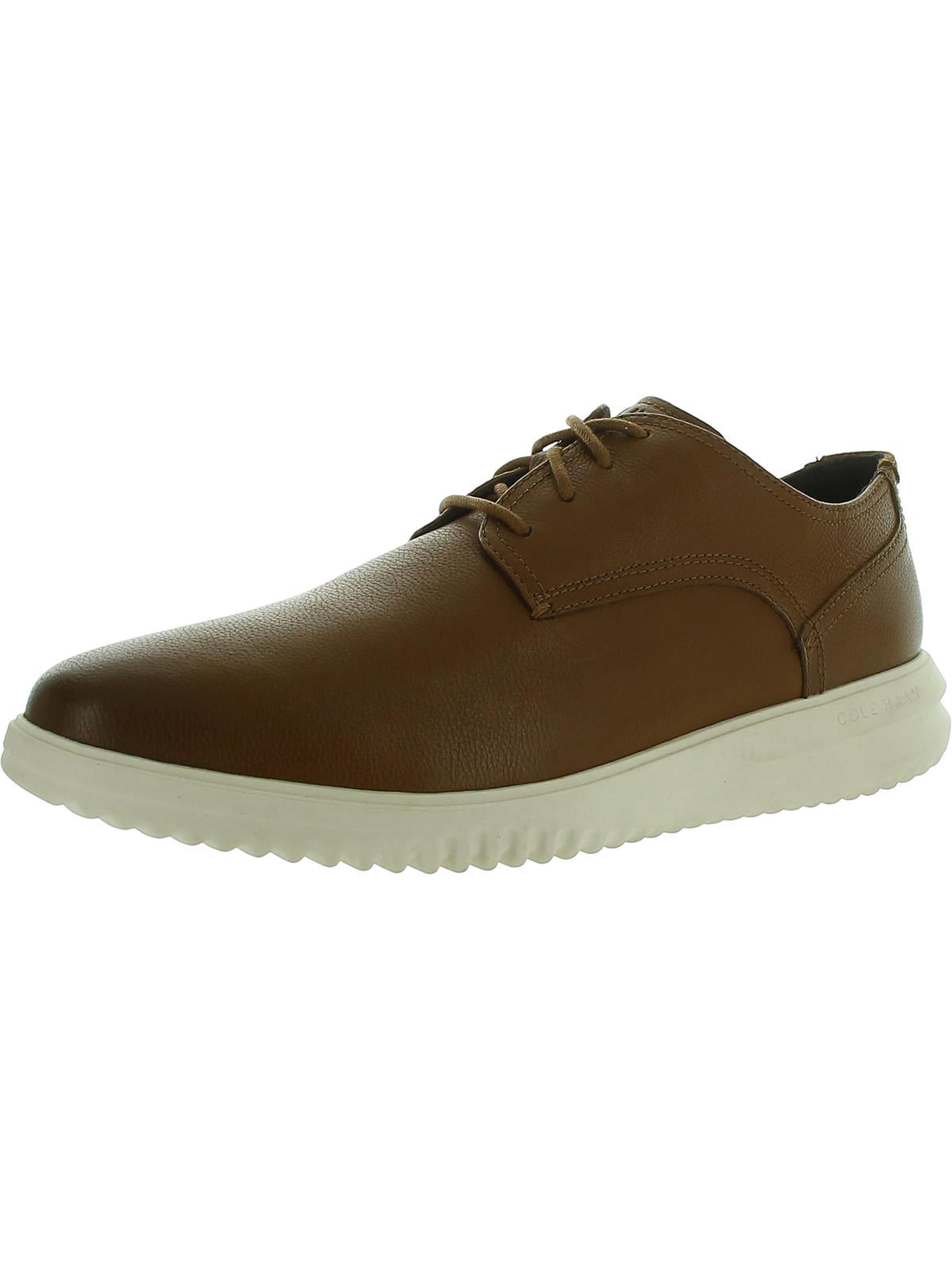 Mens Cole Haan Brown Leather Plain Toe Lug Sole Derby Dress Shoes Size 8 M‎ GUC Cole Haan Mens Hawthorne Leather Derby Shoes - Walmart.com main image 4