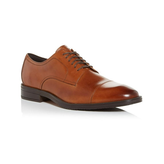 Cole Haan Mens ME Cap Oxford Leather Cushioned Oxfords