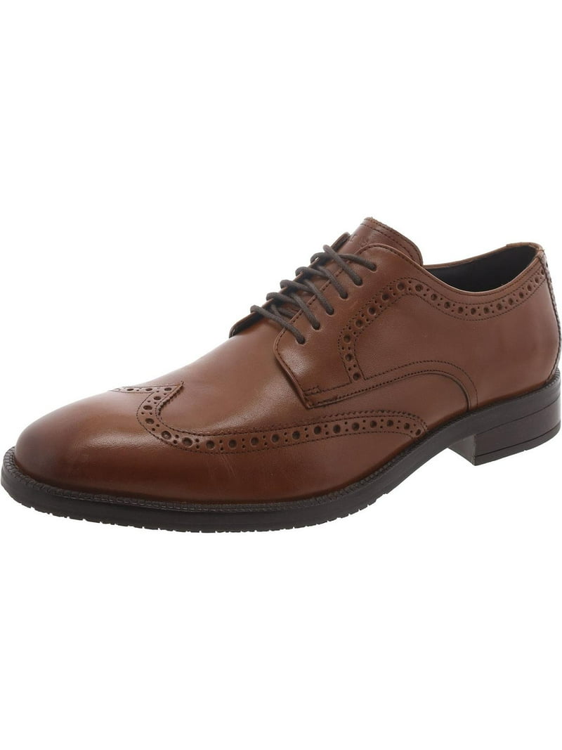 Cole Haan Mens Me Wing Oxford Block Heel Lace Up Oxfords  display picture 2