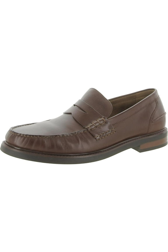 Mens Pinch Prep Leather Slip-On Loafers