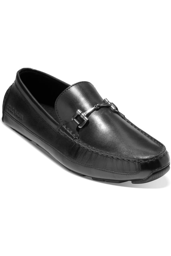 Mens Wyatt Faux Leather Slip On Loafers