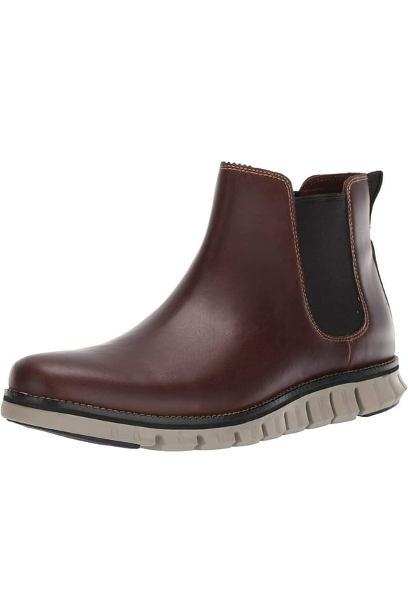 Mens Zerogrand Chelsea Waterproof Boot Wp Bourbon Leather 9.5