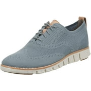 Cole Haan Mens Zerogrand Stitchlite Wingtip Oxford 7 Ironstone/Ivory
