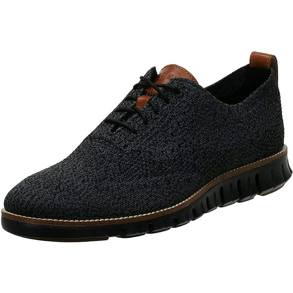 Cole Haan Mens Zerogrand Stitchlite Wingtip Oxford - Black/Magnet/Black - 11