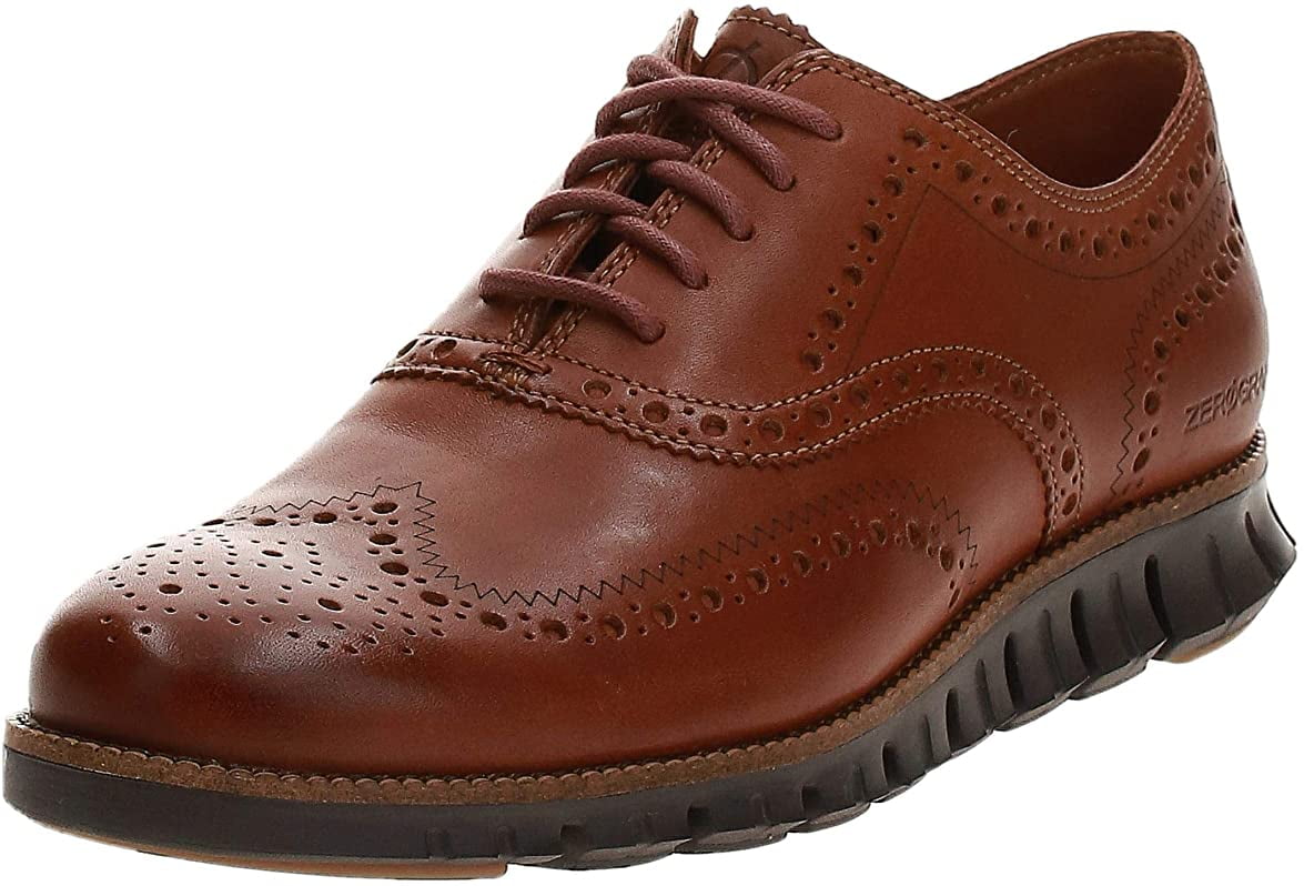 ゼログランド ウィング オックスフォード BRITISH TAN/JAVA Cole Haan Mens Zerogrand Wing Ox Leather Oxford 9 British