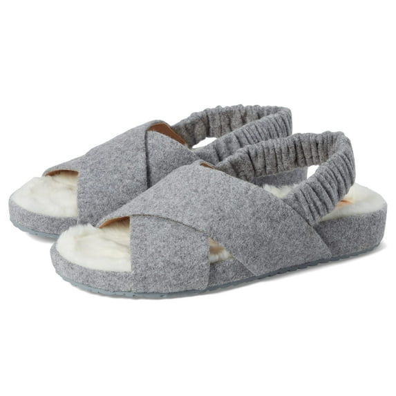 Cole Haan Mojave Crisscross Sandal (Unisex, Grey Wool, 5, Medium/B)