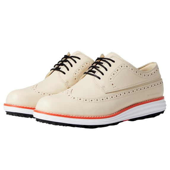 Cole Haan Original Grand Wing Oxford Golf Shortbread Waterproof W23540 Women's Size 5.5