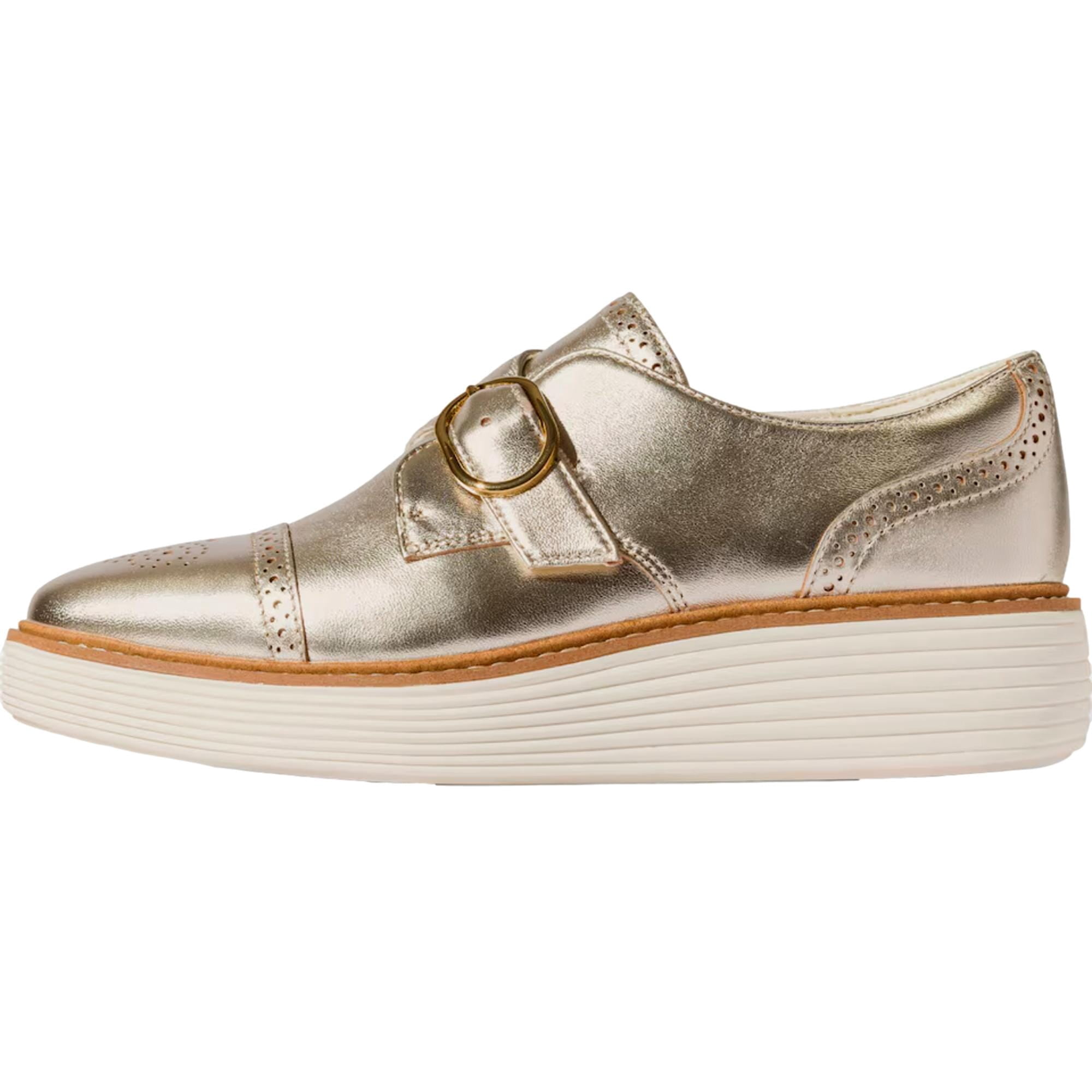 Cole Haan Tan Leather Monk Strap Oxfords Amazon.com: Cole Haan Women main image 3