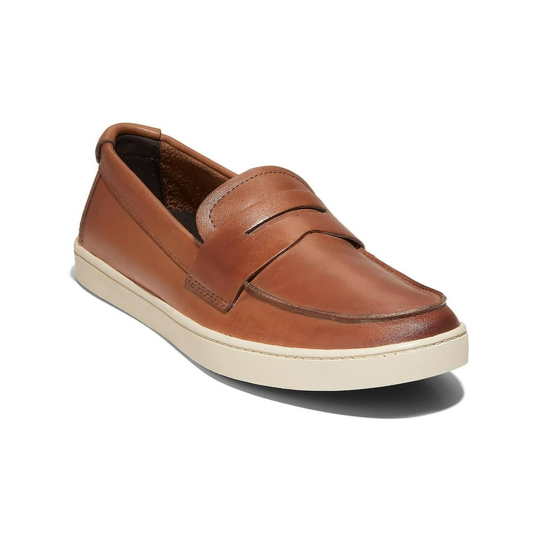 Cole Haan Mens Faux Leather Slip On Loafers Walmart