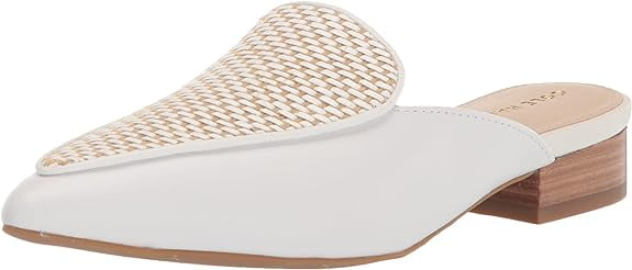 Cole Haan Mule Piper Bow Para Mujer, Cuero Negro