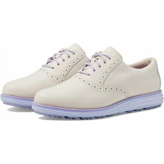 Cole Haan Shortwing Golf Shoes, Birch/Lavender/Orchid, Women's 8.5