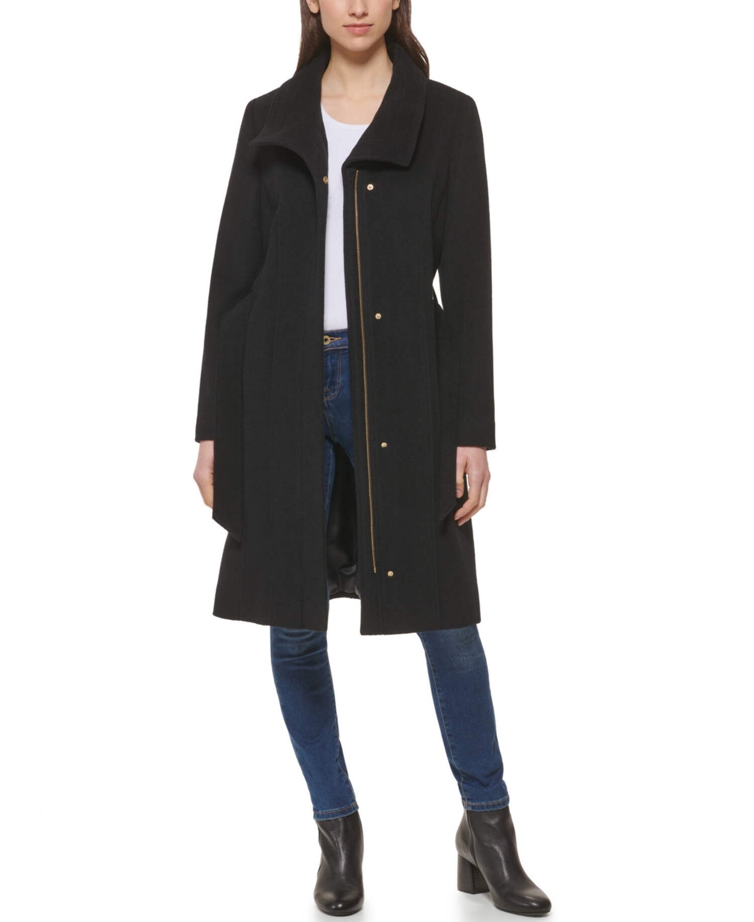 Trench Coat Cole Haan Slick Wrap Coat Cole Haan Women Coat Cole - Main Image
