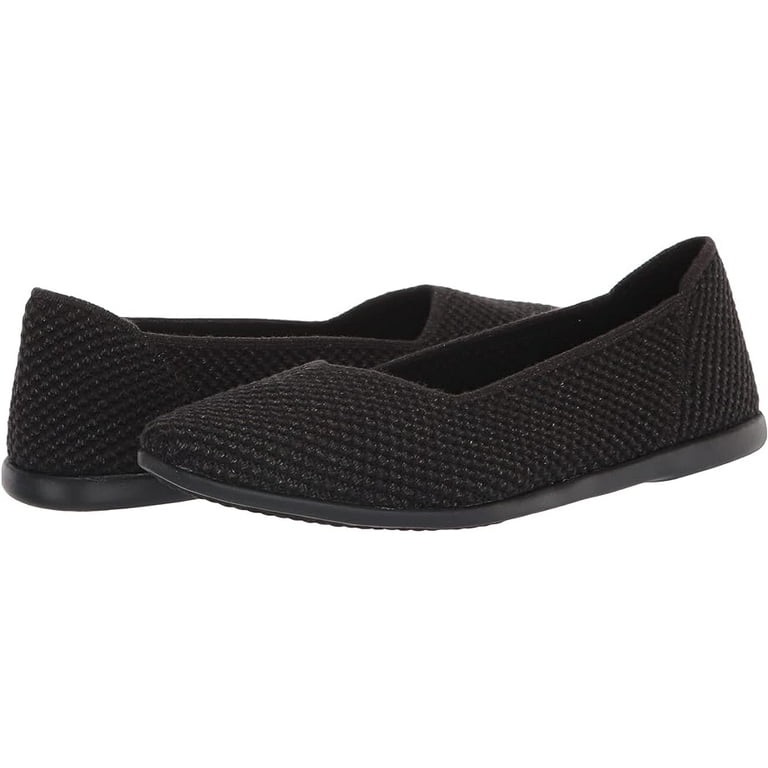 Cole Haan Springfeel Stitchlite Skimmer Black Charcoal Sock Slip On Ballet Flats Black Charcoal Sock 5.5 Walmart