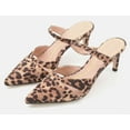 thumbnail image 1 of Cole Haan Vandam Dress Mule Leopard Suede Pointed Toe Slip On Dress Pumps (Leopard Suede, 8), 1 of 4
