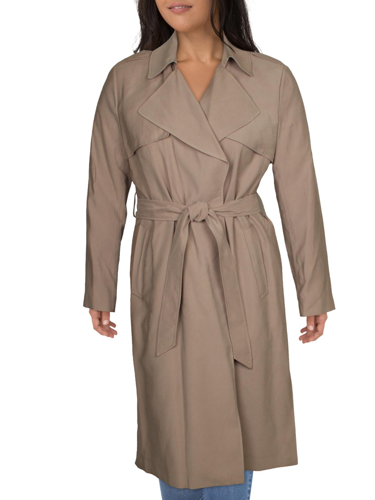 Cole Haan Women's Drapey MidLength Belted Trench Coat