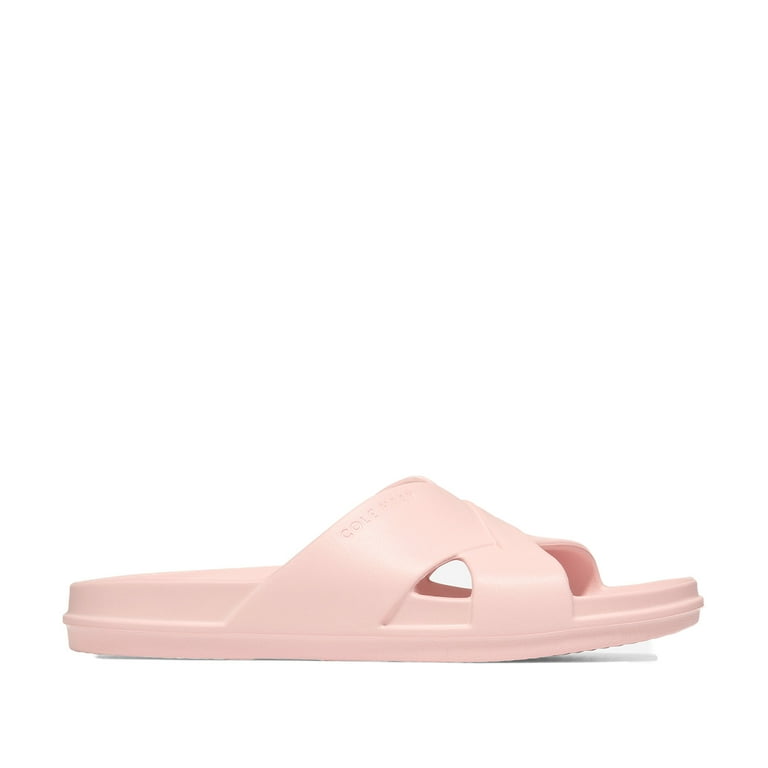 Cole Haan Women s Findra Pool Slide in Peach Whip Rubber 5 US