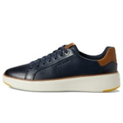 Cole Haan Womens Grandpro Topspin Sneaker Navy Blazer Leather/British Tan/Ivory, 10