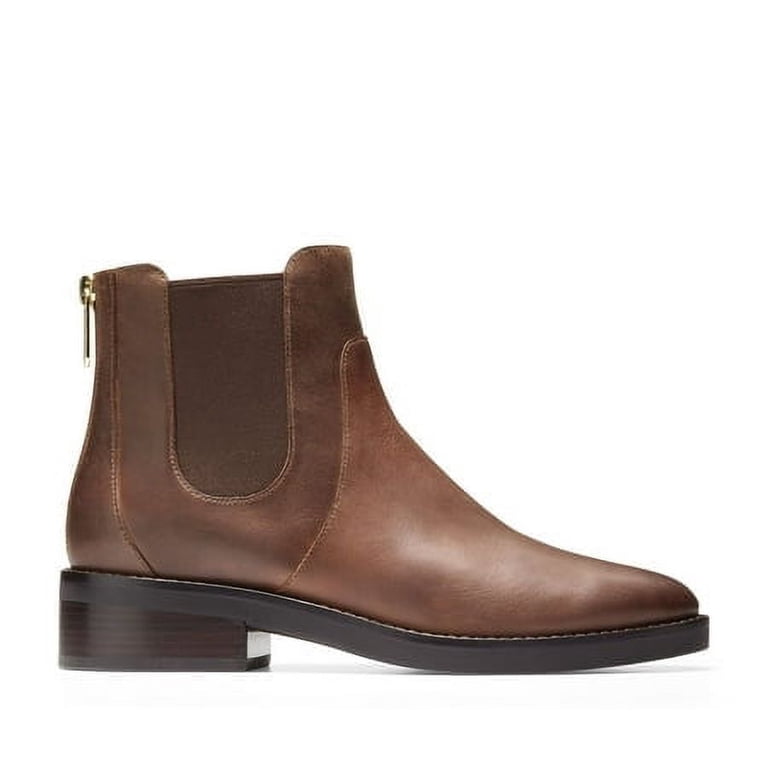 COLE HAAN BROWN LEATHER SIZE SEVEN BOOT COLE HAAN Womens Size 7 B Brown Leather Ankle Fashion Boots  main image 2