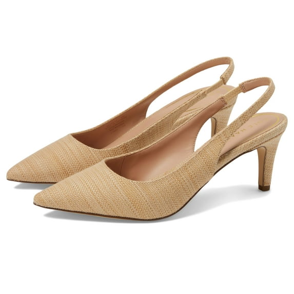Cole Haan Women's Vandam Sling Pump 65, Natural Raffia, 10