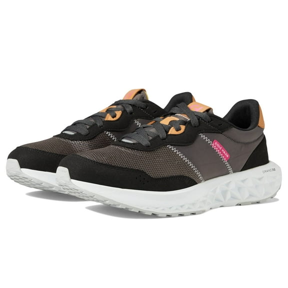 Cole Haan Women's Zerogrand All Day Runner Sneaker, Black/Pavement/WHT, 7.5