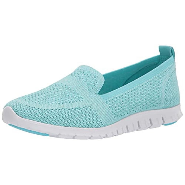 Cole Haan 4.ZERØGRAND Stitchlite Slip-On Knit Penny Loafers - Blue/Tan | Size 10 Cole Haan 4.ZeroGrand Stitchlite Penny Loafers Silver Gray  main image 2