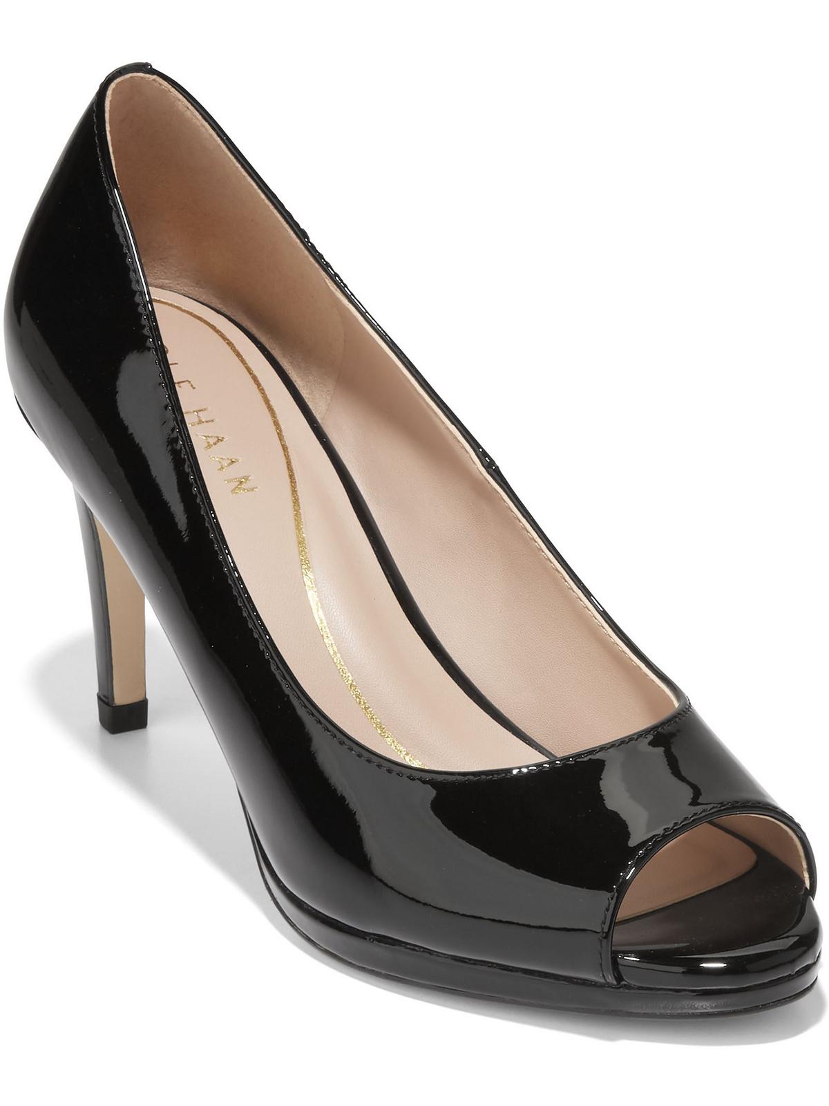 cole haan open toe pumps