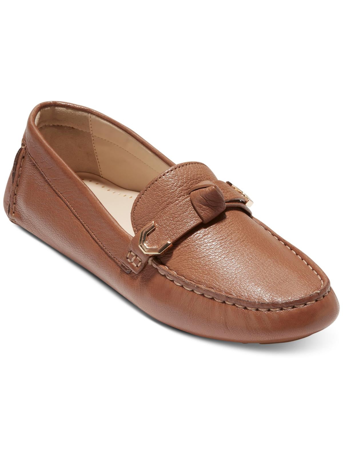 COLE HAAN Evelyn Bow Leather Driver Loafers main image 0