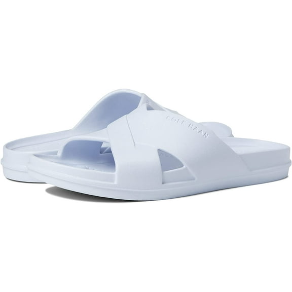 Cole Haan Womens Findra Pool Slide Sandal 6 Halogen Blue White