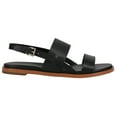 Cole Haan Women's Flynn Flat Sandal - Double Banded Strap, Padded Footbed, Lightweight Rubber Sole