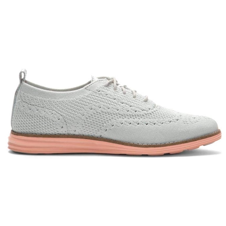 Cole Haan Original Grand Wingtip Knit Sneakers in Magnet Grey Size 10 Cole Haan Men Original Grand Wingtip Oxford Shoes  main image 2