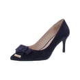 thumbnail image 1 of Cole Haan Womens Ina Suede Bow Dress Heels, 1 of 3