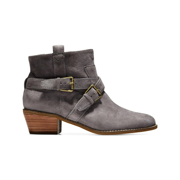 Cole haan grey suede boots cheap