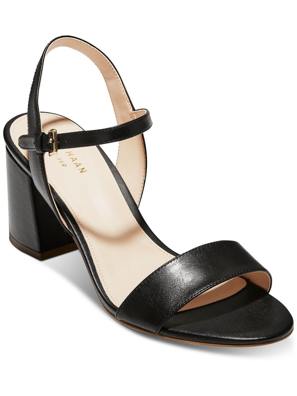 Cole Haan Womens MOJAVE Patent Leather Open Toe Slide