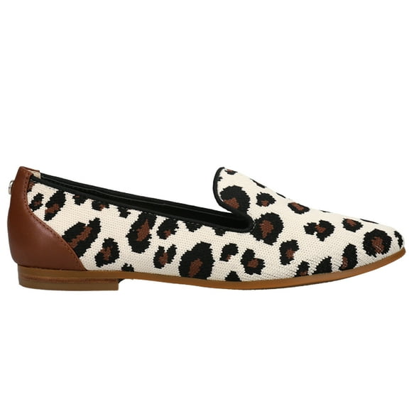 Cole Haan Womens Modern Classics Leopard Slip On  Flats Casual Shoes