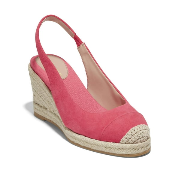 Cole Haan Womens Suede Ankle Strap Slingback Sandals