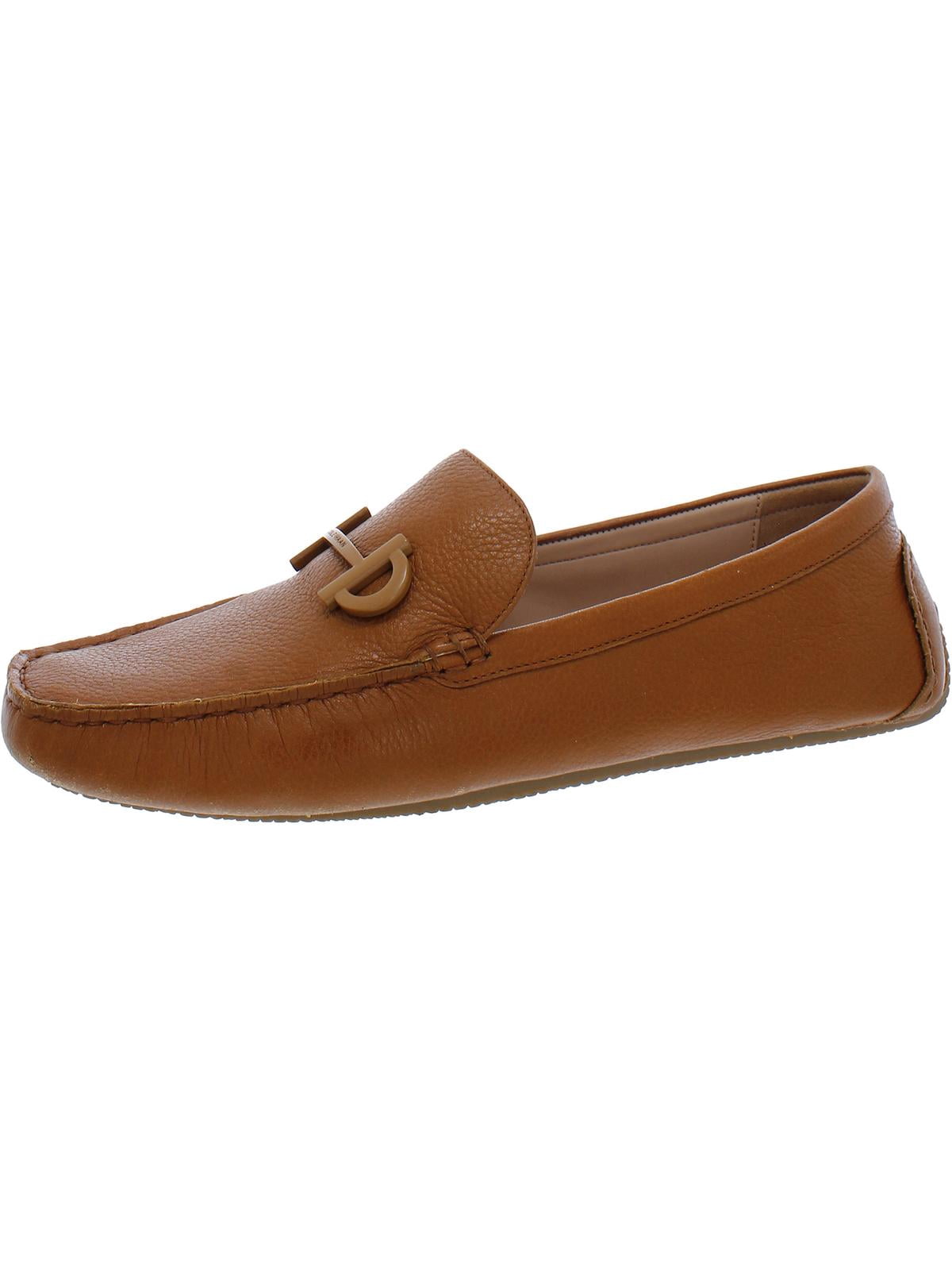Cole Haan Women\'s Tan Leather Slip-On Loafers Cole Haan Womens Tan Suede Leather Horse Bit Slip On... | Depop main image 4