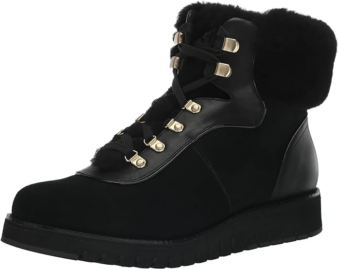 Kenneth Cole REACTION Women's Salt Biker Jewel Chelsea Boot - Double Buckle Detail, Elastic Side Gore