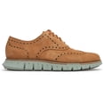thumbnail image 1 of Cole Haan Zerogrand Remastered Unlined Wingtip Suede Men's Shoes (Natural Cloud Blue, 10 UK - 44 EU - 11 US), 1 of 4