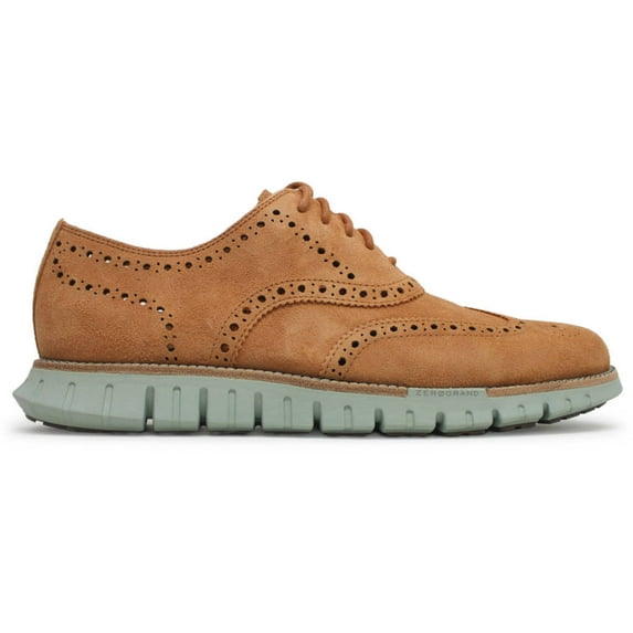 Cole Haan Zerogrand Remastered Unlined Wingtip Suede Men's Shoes (Natural Cloud Blue, 7 UK - 41 EU - 8 US)