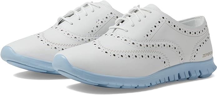 Cole Haan Zerogrand Wing Ox Closed Hole II Optic White/Oxford Blue