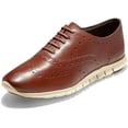 thumbnail image 1 of Cole Haan Zerogrand Wing Ox Closed Hole II Woodbury Leather/Ivory Sneakers (Woodbury Leather/Ivory, 6), 1 of 5