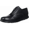 thumbnail image 1 of Cole Haan Zerogrand Wing Oxford Black Closed Holes/Black Leather Lace-Up Sneaker (Black Closed Holes/Black, 16), 1 of 6