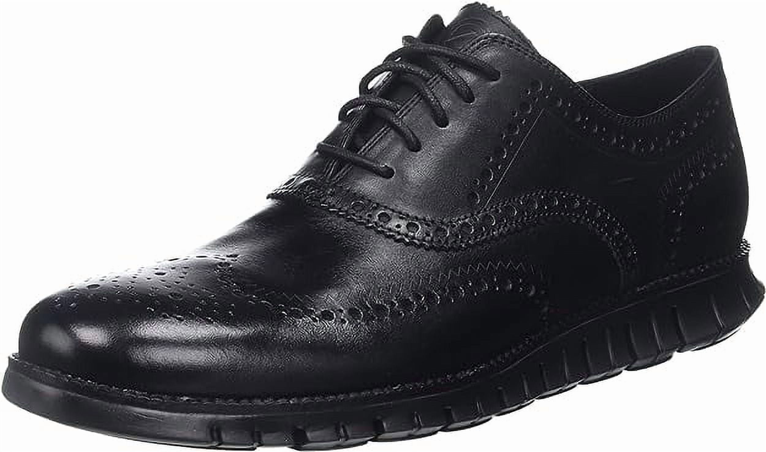 Cole Haan Mens 10.5M ZeroGrand Navy Ink Leather Ironstone Wingtip Casual Oxford Cole Haan ZeroGrand Wingtip Oxford Shoes | Mercari main image 3
